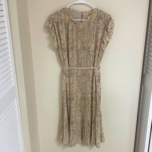 Cream Color Boutique Floral Dress!